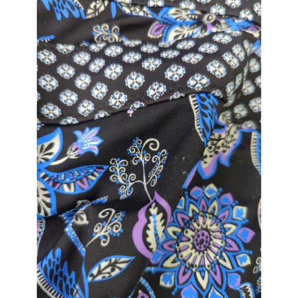 Swimsuits For All Womens Plus 20 Plunge One Piece Swimsuit Black Blue Swimwear - Picture 7 of 9